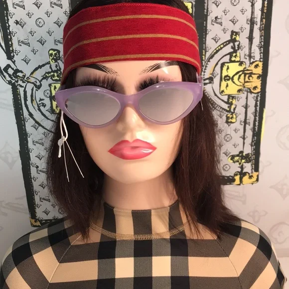 New Authentic Givenchy GV40025U Sunglasses – Purple Frame / Silver Mirror Givenchy ?️ New Givenchy GV40025U 78C Violet/Grey  main image 2